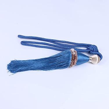 Imagem de Suportes de cortina China vento correia de cortina de poliéster pendurando orelha bola cortina de ligação acessórios de corda, T1,4 pcs