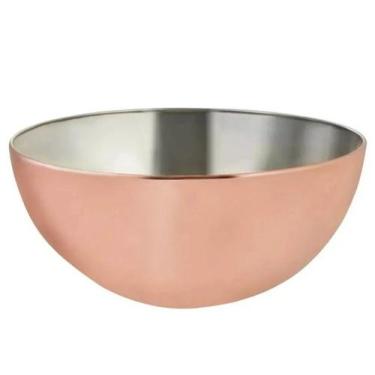 Imagem de Tigela Bowl De Inox Bronze 24X12 Cm - Mimo