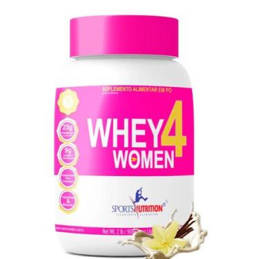 Imagem de Whey 4 Women Com Colágeno Sabor Baunilha 908G  Sports Nutrition