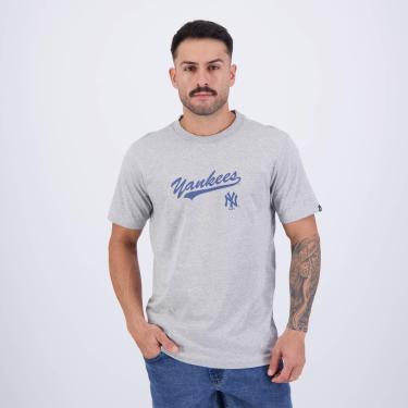 Imagem de Camiseta New Era MLB New York Yankees Origens Cinza Mescla-Masculino