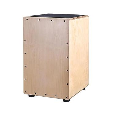 Imagem de Cajon - Caixa de madeira tambor de mão para guitarra interna cordas de aço com bolsa instrumento de percussão profissional para adultos e iniciantes (C)
