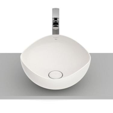 Imagem de Kit 2 Cubas de Apoio 37,5x37,5cm Ruy Ohtake Roca Bege