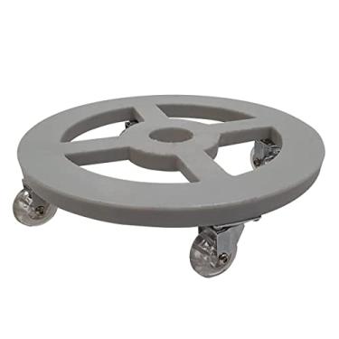 Imagem de Suporte Redondo com Roda 20cm para Vasos - Alpe & Aritana CORES: Cinza
