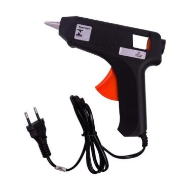 Imagem de Pistola De Cola Quente Termostática 20W Bivolt Com 2 Bastões Mini Para