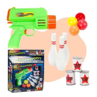 Imagem de Jogo Criança Lançador Bolinhas  Popshoot com Acessorios - TOYS 2U