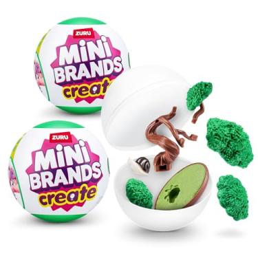 Imagem de Mini Brands Create Garden, Série 1, Mystery Collectible Miniature Figures, Surprise Toy with Minis Collectible, Blind Packaging, bricolage (2 cápsulas)