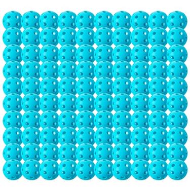 Imagem de Franklin Sports X-26 Pickleballs – Interior – Pacote com 100 – Aprovado pela Escolhida dos EUA – Azul