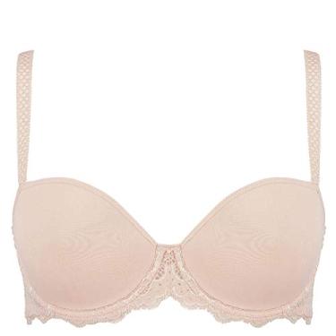 Imagem de Simone Perele Sutiã feminino moldado em 3D estilo Demi, Rosa pêssego, 36G