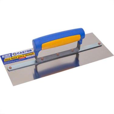 Imagem de Desempenadeira Aco Lisa Castor 12X30 P/Gesso 222