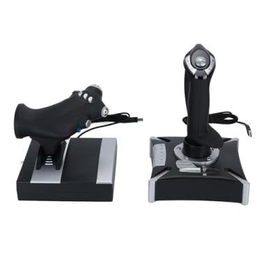 Imagem de Flight Simulator Joystick, Sistemas de Simulação de Voo Joystick & Throttle, Acelerador de Vôo e Controlador de Jogo do Simulador de Vôo Joystick para Série X S Wins7 8 10 11