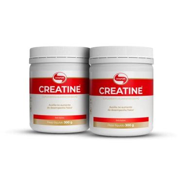 Imagem de KIT 2X CREATINA MONOHIDRATADA PURA (300G) VITAFOR-Unissex
