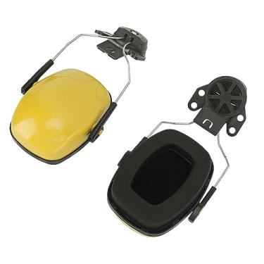 Imagem de Protetor de ouvido para capacete QANYEGN, protetor auricular com redução de ruído, protetor auditivo com bloqueio de som, protetores auriculares para capacete com cancelamento de (Yellow)