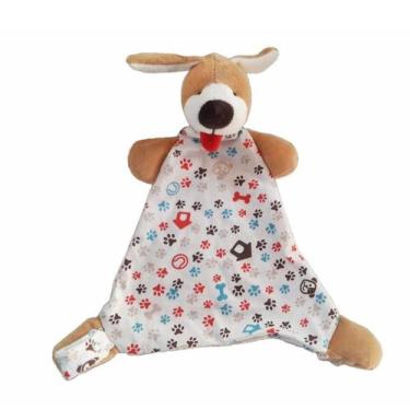 Imagem de Naninha Bebê Cheirinho Porta Chupeta com guizo e prendedor de chupeta 