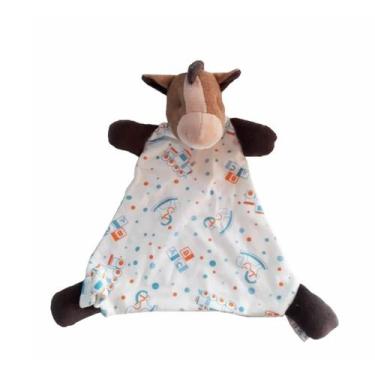 Imagem de Naninha Bebê Cheirinho Porta Chupeta com guizo e prendedor de chupeta 