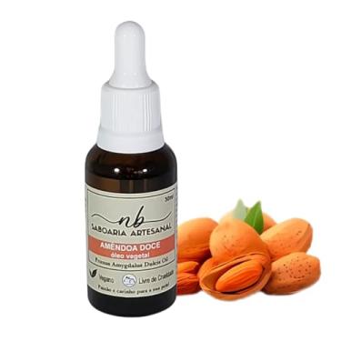 Imagem de Óleo Vegetal Amêndoa Doce 100% Puro Pele Cabelo e Unhas Hidratação Profunda e Eficaz
