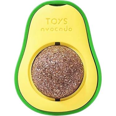 Imagem de Abacate Brinquedo Interativo de Gato Pet com Catnip Erva Natural