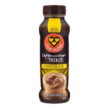 Imagem de Kit c/ 2 Bebida Lactea UHT Com Cafe E Cacau Cappuccino - 3 Corações