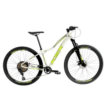 Imagem de Bicicleta Aro 29 Ksw ou ksx Feminina 12v Bike Mtb Alumínio Freio a Disco C/Kit 1x12v (BRANCA BRILHO (ADS AMARELO), 15)