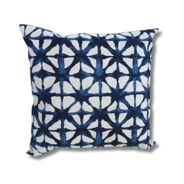 Imagem de Almofada 45x45 Impermeáveis Capa + Refil 1 Unidade (TIE DYE AZUL)