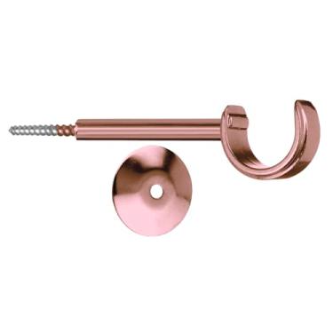 Imagem de SUPORTE LEAO 19MM C/7 CM C/PARAFUSO C/ROSETA-GOLD ROSE