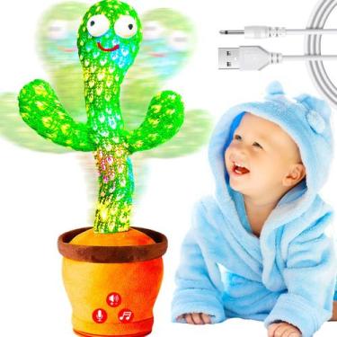 Imagem de Brinquedo interativo Dancing Talking Cactus Vitosup para bebê