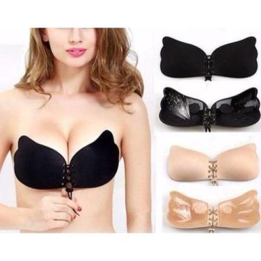 Imagem de Sutiã Adesivo Invisível Levanta Seio PUSH UP Silicone PRETO-M - UBRA