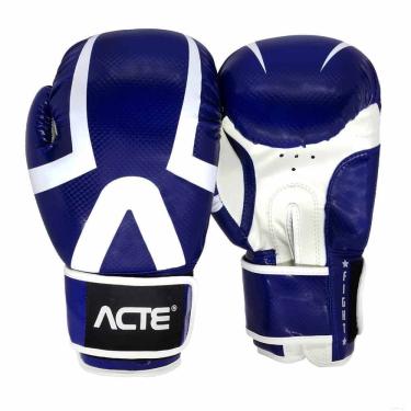 Imagem de Luva Boxe Premium P15 - Azul/Branco 16