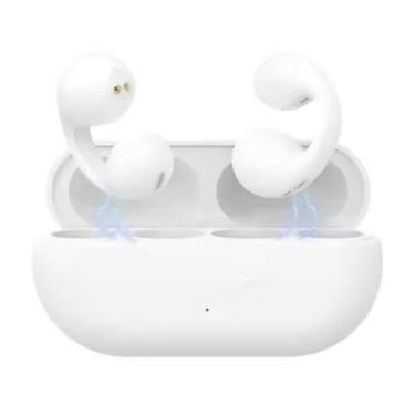 Imagem de Fones de Ouvido Sem Fio com Isolamento Acústico HiFi, Tecnologia de Transmissão Direcional, Redução de Escape Sonoro, Branco