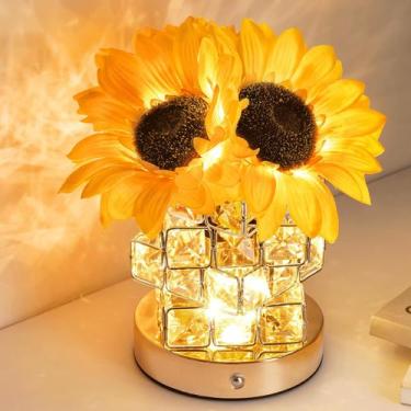 Imagem de Lâmpada Nuunuy Girassol Flower para quarto, escritório, restaurante