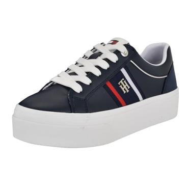 Imagem de Tommy Hilfiger Tênis feminino Badria, Azul escuro Multi 400, 35