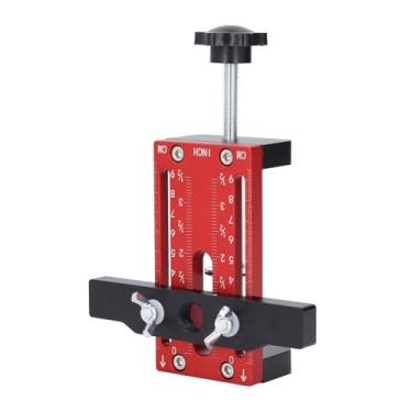 Imagem de LiebeWH Gabarito de Dobradiça de Gabinete, Ferramenta de Instalação de Liga de Alumínio para Alinhamento de Porta, Configuração Rápida para Gabinetes Sem Moldura, Alças de até 85 Mm de Espessura