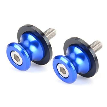 Imagem de Goldfire 2 pçs 8 mm M8 X1,5 Motocicleta Deslizante braço carretéis CNC Swing Braço parafuso para Kawasaki Z650 Z800 Z900 Z1000 (azul)