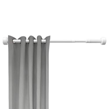 Imagem de Varões de toalha para banheiro, varão de cortinas de banheiro, Haste de cortinas de chuveiro de banheiro de aço inoxidável retrátil sem broca, Haste de suporte para roupas de -roupa, rack de secador d