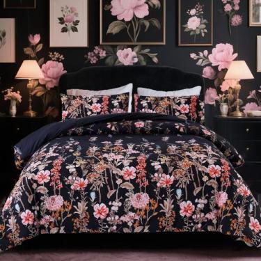 Imagem de Conjunto de roupa de cama MAG Twin Floral Comforter 175x229 cm 3 peças