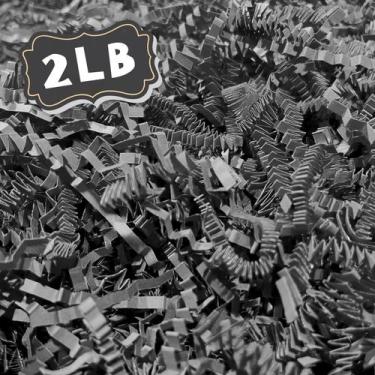 Imagem de Enchimento de trituração de papel cortado enrugado 1 kg ZEBMOON Grey