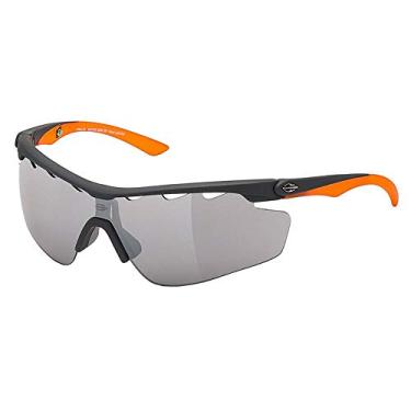 Imagem de Óculos de Sol Mormaii ATHLON III M0005 G08 09 Cinza Laranja Lente Espelhada Prata Tam 134