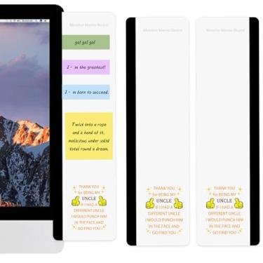 Imagem de navdlizu Presentes para tios – Acessórios de mesa de escritório, quadro de notas multifunções para monitor de computador, Natal, Dia das Mães, aniversário, Dia dos Namorados, presente para tios