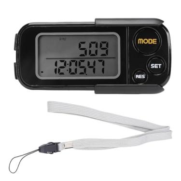 Imagem de Jectse Pedômetro 3D, Contador de Passos Preciso Com Grande Display LCD e 30 Dias de Memória, para Homens, Mulheres, Jovens, Adultos, Idosos