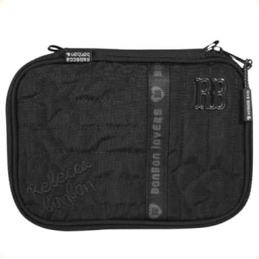 Imagem de Estojo box rebecca bonbon lovers 16x22x6cm clio ref. rb27004, PRETO
