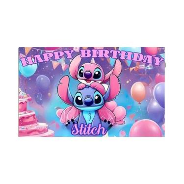Imagem de Decoração De Festa De Aniversário Infantil Lilo & Stitch Balões Presen
