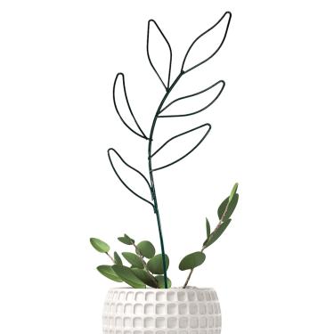 Imagem de Pequenas treliça para plantas em vasos, pequenas treliças de plantas,As folhas moldam treliças de de metal para escalar - Suprimentos de jardim, apoio de escalada, planta doméstica par