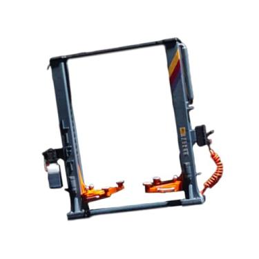 Imagem de JWQFBC Maquete de Plataforma Elevatória, Ferramenta de Manutenção, Escala 1:64, Simulação de Plataforma Elevatória de Dois Postes para Oficina de Reparos em, Edição Deluxe Cinza, Tamanho real