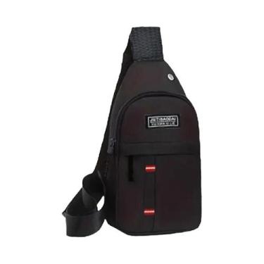 Imagem de Bolsa De Peito Para Viagem De Negócios Masculina, Material De Nylon, F