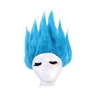Imagem de Peruca De Fantasia Infantil Saiyan Lianhua Dragon Ball Son Goku Dourad