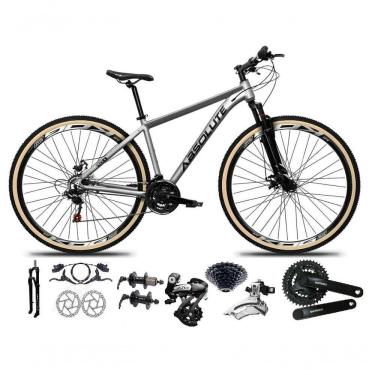Imagem de Bicicleta Aro 29 Absolute Nero 5 Câmbios Shimano Altus 24v Freio Hidráulico Garfo C-trava cinza Tam: 13.8