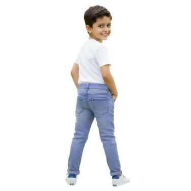 Imagem de Calça Jeans Infantil Ogochi Pockets Jeans Médio 10/18-Masculino
