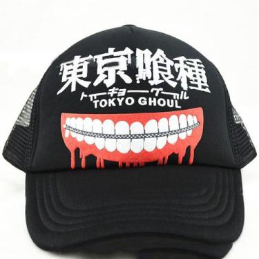 Imagem de Boné de beisebol Tokyo Ghouls para homens de algodão preto 80g - yiwei