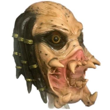 Imagem de Máscara de Halloween Alien Predators Cosplay Headgear Rubber - yiweisa