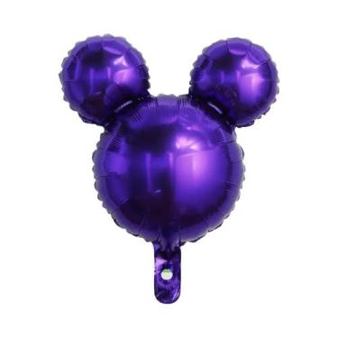 Imagem de Balões Mickey E Minnie Mouse 10pcs 40x40cm Em Papel Alumínio Para Deco