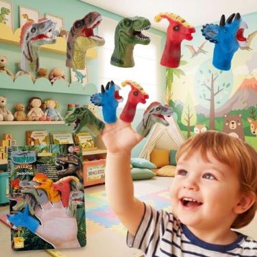 Imagem de Dedoche Vinil Dinossauro Pocoyo Galinha Pintadinha Animais - - EINSTOK